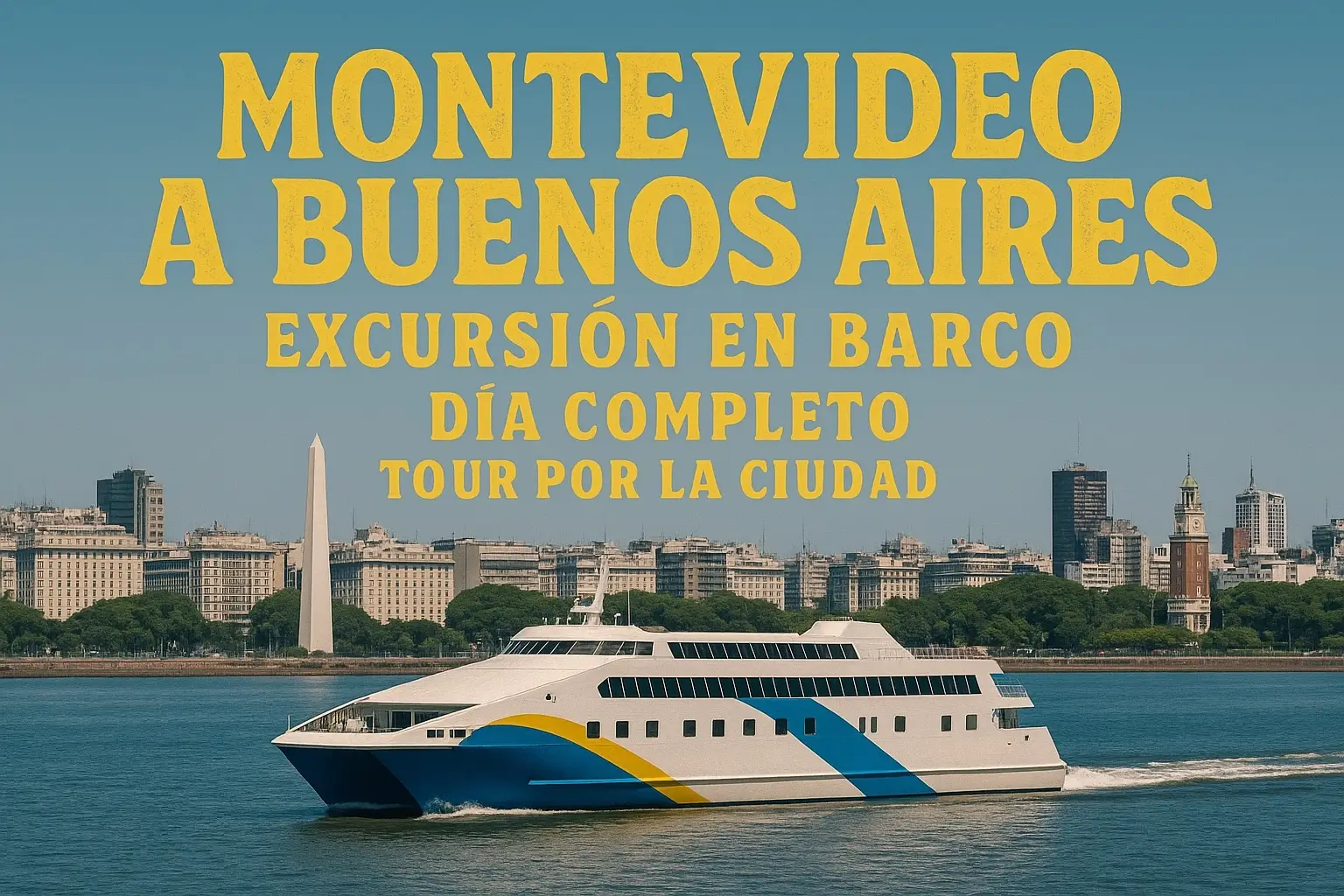 Excursión en Barco a Buenos Aires